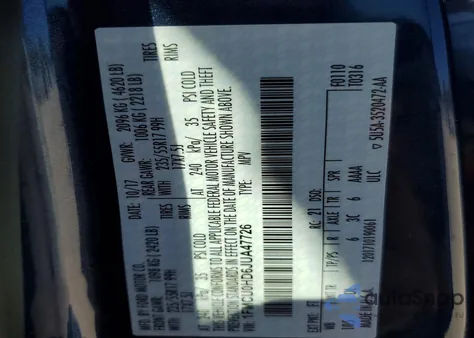 2018 Ford Escape Sel из США, поврежденный, VIN 1FMCU0HD6JUA47726